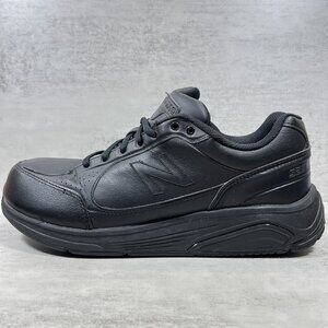 New Balance 928 Leather Walking Shoes - Men's Size 10.5 4E Extra Wide - Black